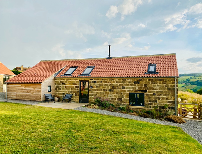 External Cow Barn at the end of building work