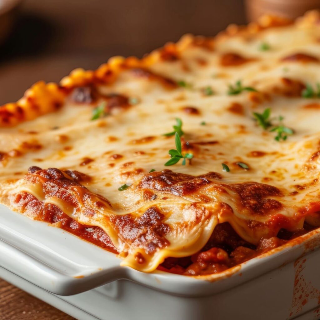 homemade lasagna